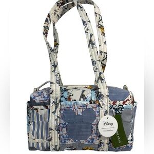 Exclusive Disney Vera Bradley Original 100 Handbag Ski Weekend Mickey Patchwork